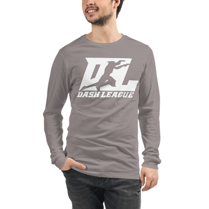 Long Sleeve Shirt White DL Logo (Front+Back)