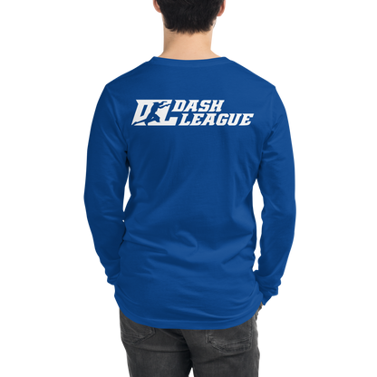 Long Sleeve Shirt White DL Logo (Front+Back)