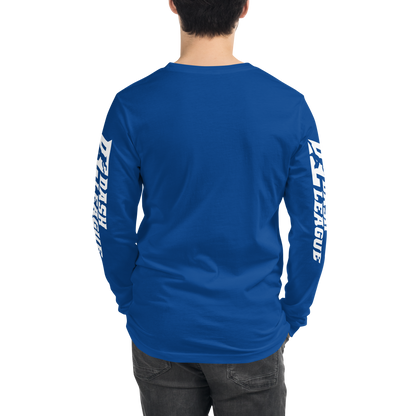 Long Sleeve Shirt White Wide DL Logo (Sleeves)