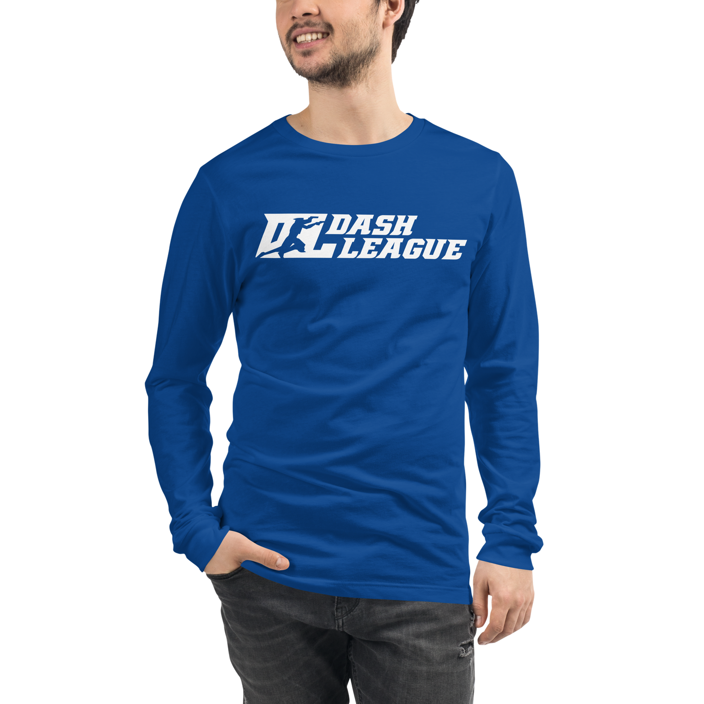 Long Sleeve Shirt White Wide DL Logo