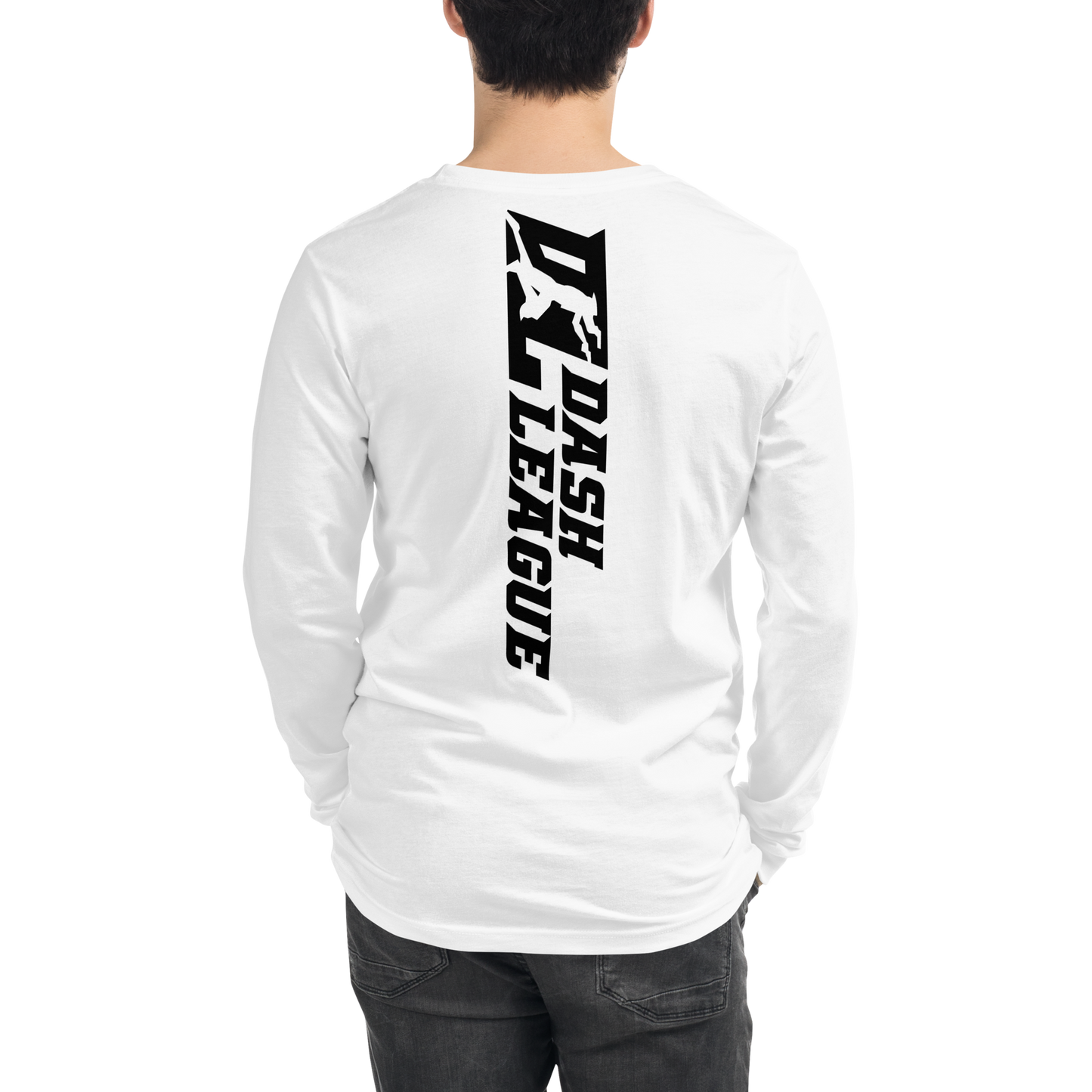 Long Sleeve Shirt Black Wide DL Logo (Front+Back)