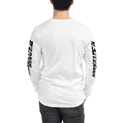 Long Sleeve Shirt Black Outline DL Logo (Front+Sleeves)