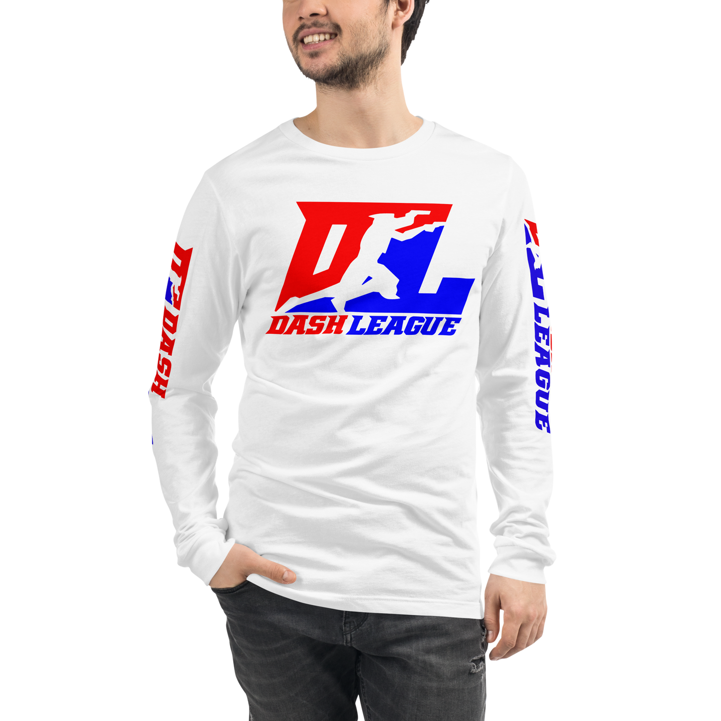 Long Sleeve Shirt Color DL Logo (Front+Sleeves)