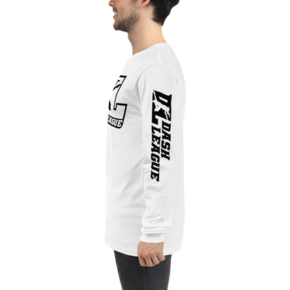 Long Sleeve Shirt Black Outline DL Logo (Front+Sleeves)