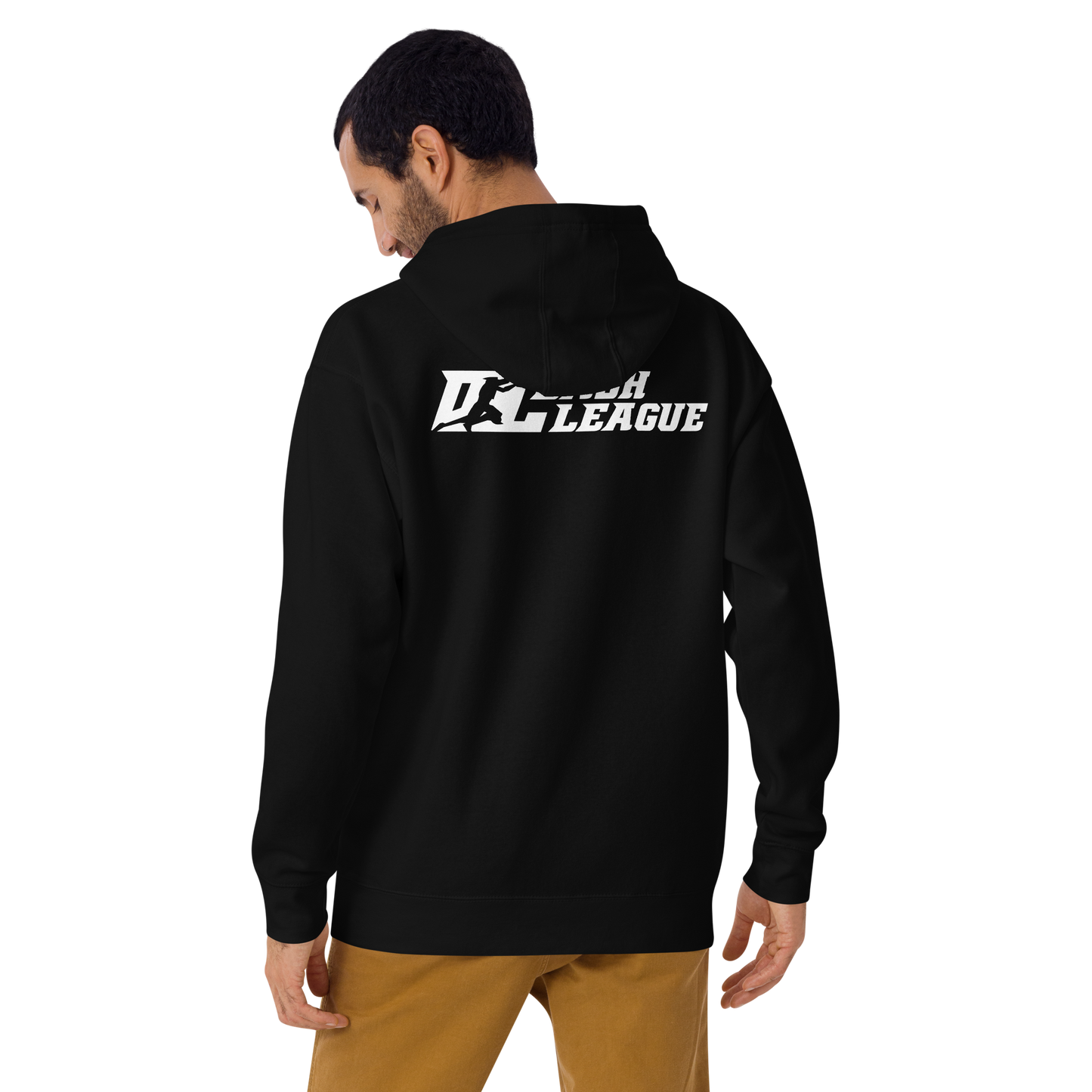 Hoodie White DL Logo (Front+Back)