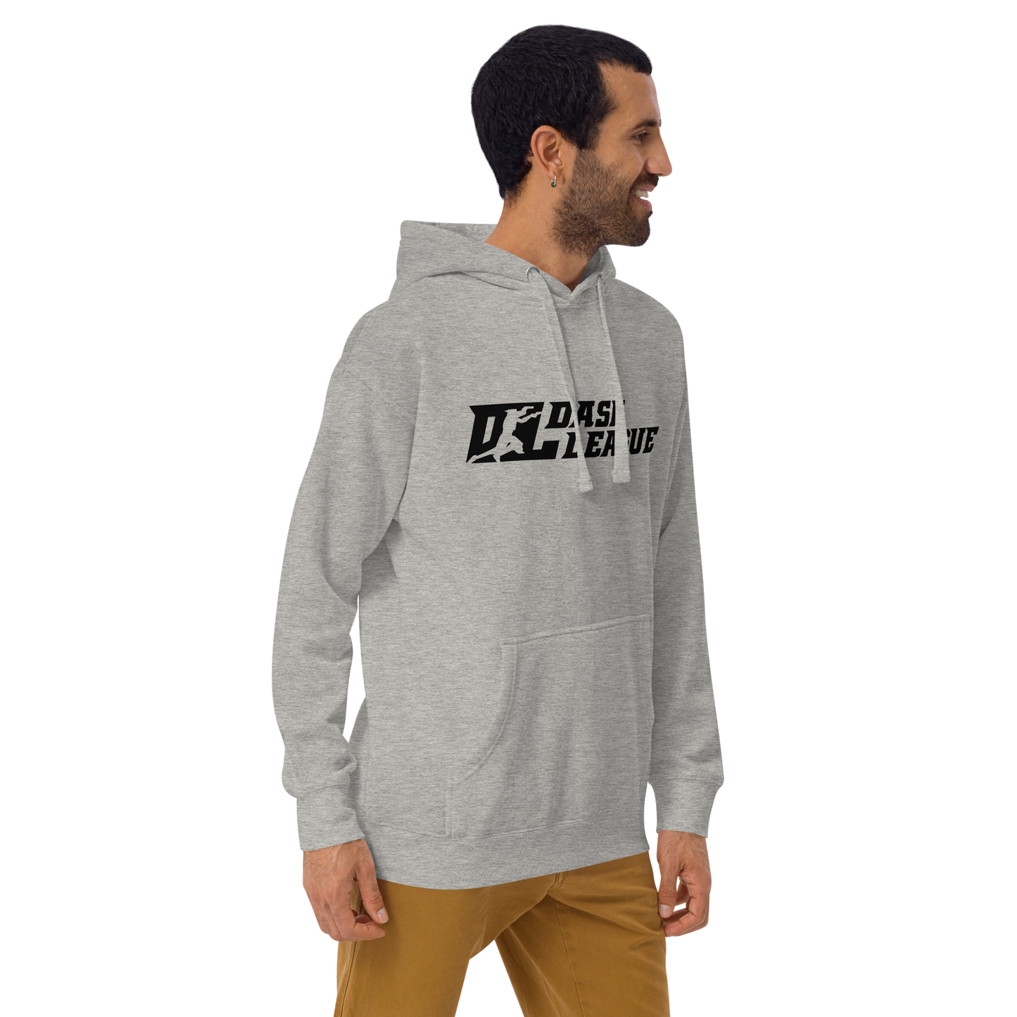 Hoodie Black Wide DL Logo