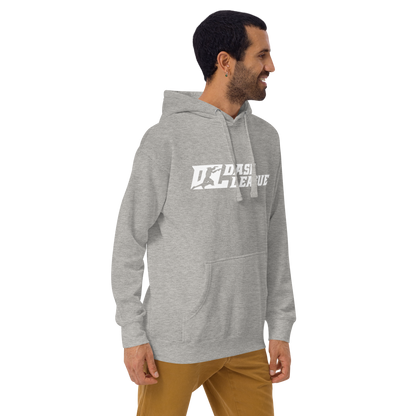 Hoodie White Wide DL Logo