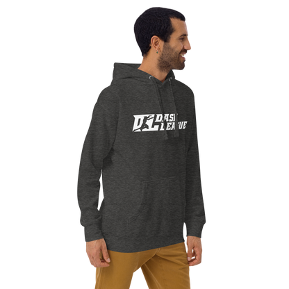 Hoodie White Wide DL Logo