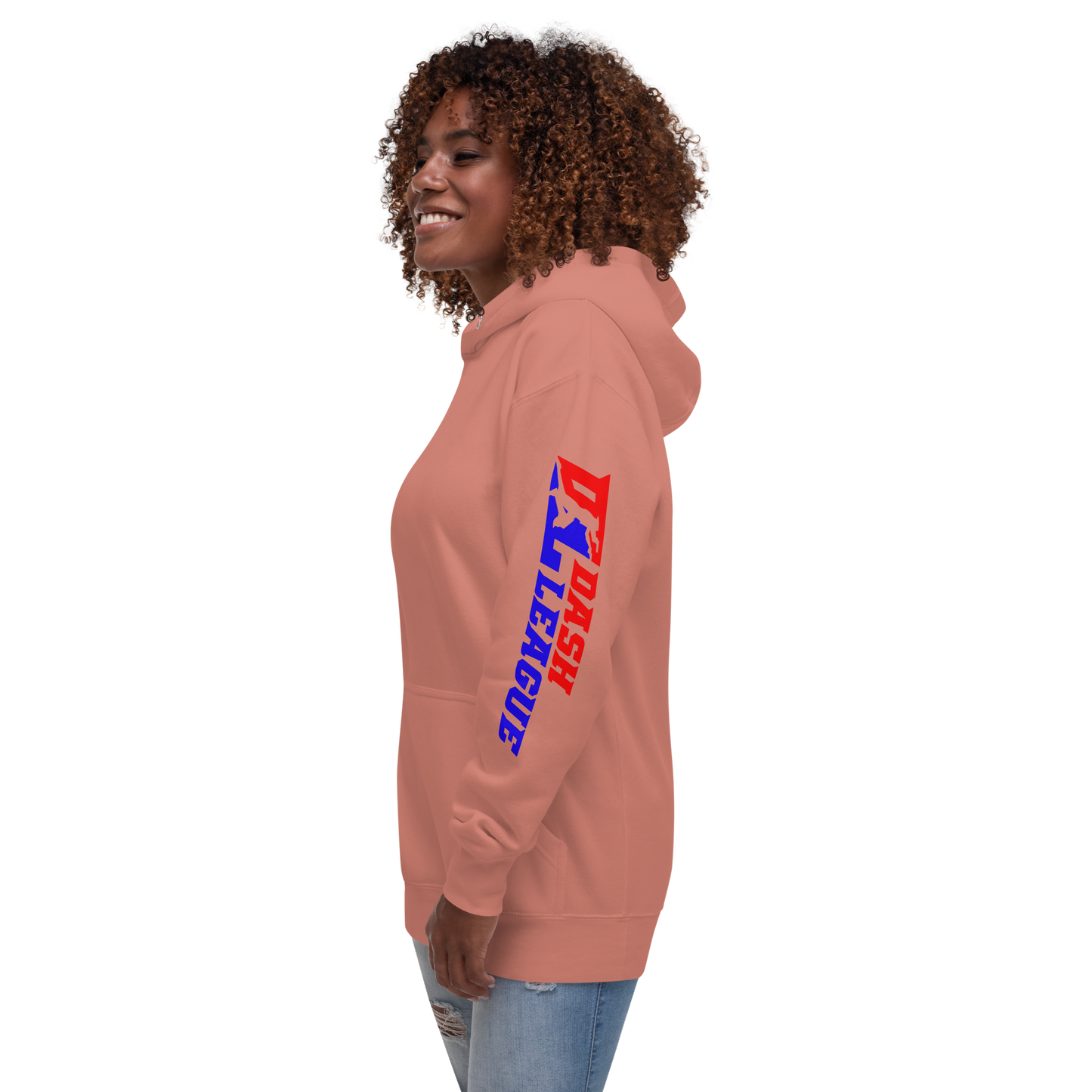 Hoodie Color Wide DL Logo (Sleeves)