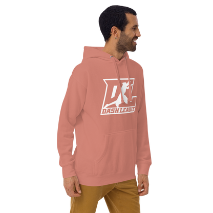 Hoodie White Outline DL Logo