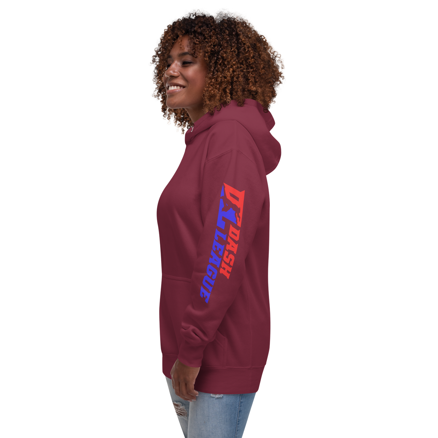 Hoodie Color Wide DL Logo (Sleeves)