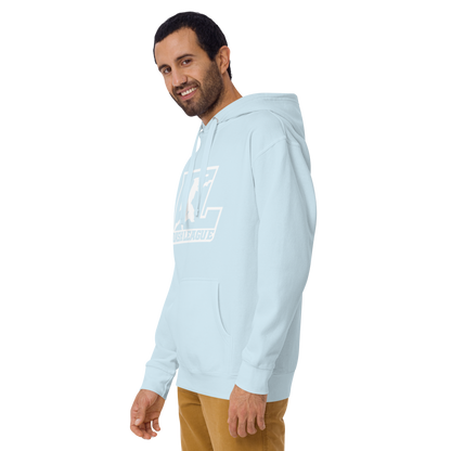 Hoodie White Outline DL Logo