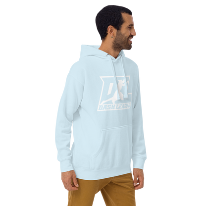 Hoodie White Outline DL Logo