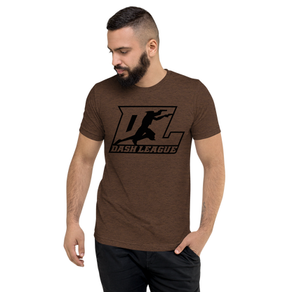 Tri-Blend Shirt Black Outline DL Logo