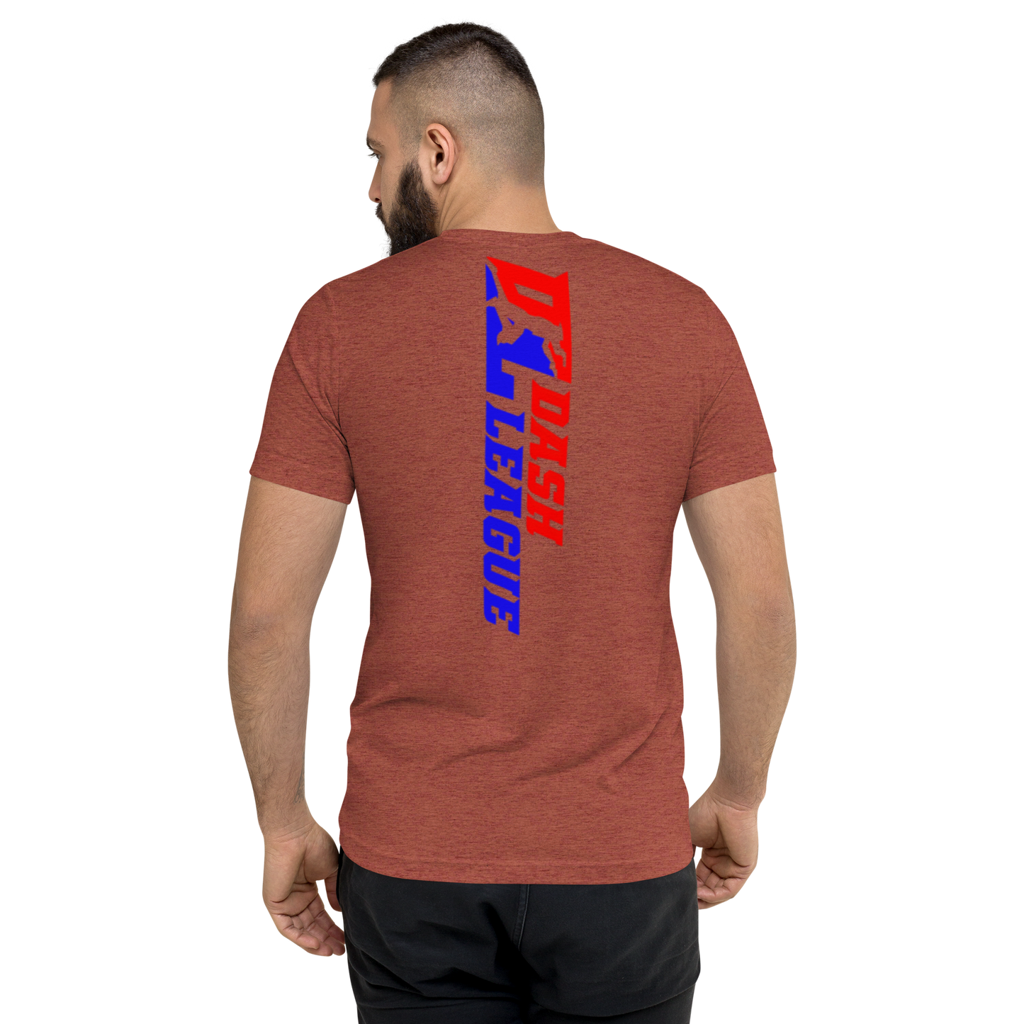 Tri-Blend Shirt Color Wide DL Logo (Front+Back)