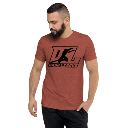 Tri-Blend Shirt Black Outline DL Logo