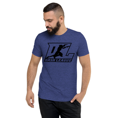 Tri-Blend Shirt Black Outline DL Logo