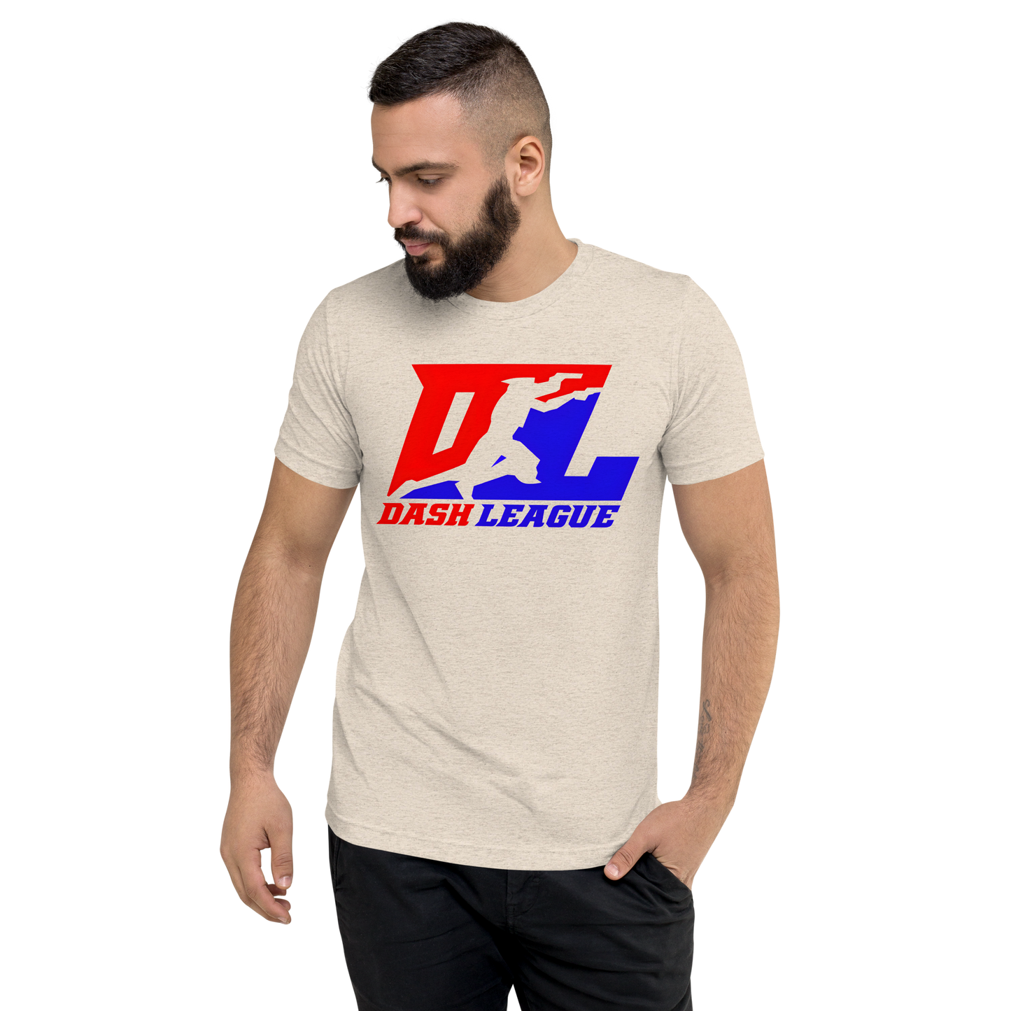 Tri-Blend Shirt Color DL Logo (Front+Back)