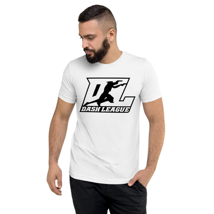 Tri-Blend Shirt Black Outline DL Logo