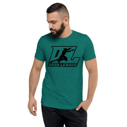 Tri-Blend Shirt Black Outline DL Logo