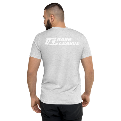 Tri-Blend Shirt White DL Logo (Front+Back)