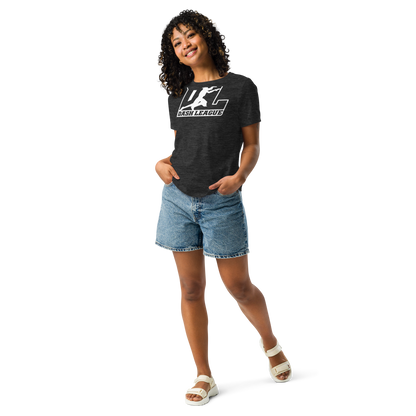 Shirt (Women) White Outline DL Logo