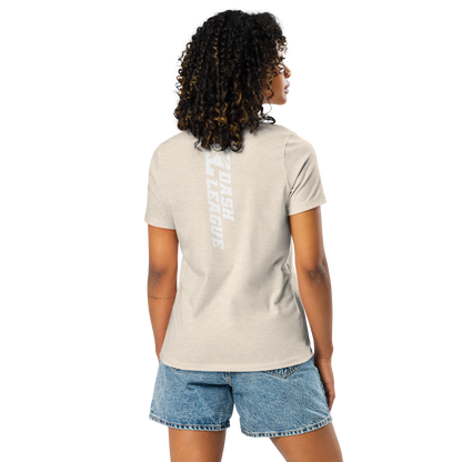 Shirt (Women) White Wide DL Logo (Front+Back)