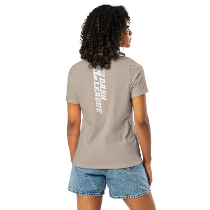 Shirt (Women) White Wide DL Logo (Front+Back)